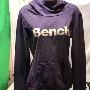 Women's Bench Native purple pullover hooded jacket sweat shirt size Small NWT